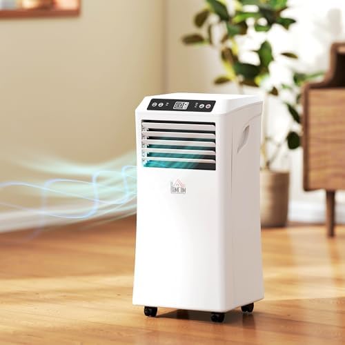 HOMCOM 8000 BTU Portable Air Conditioner with 4 Modes and Remote Control