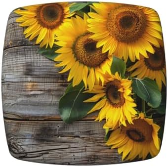 Ouqiuwa Fall Sunflowers Dining Chair Seat Covers Set of 2 1