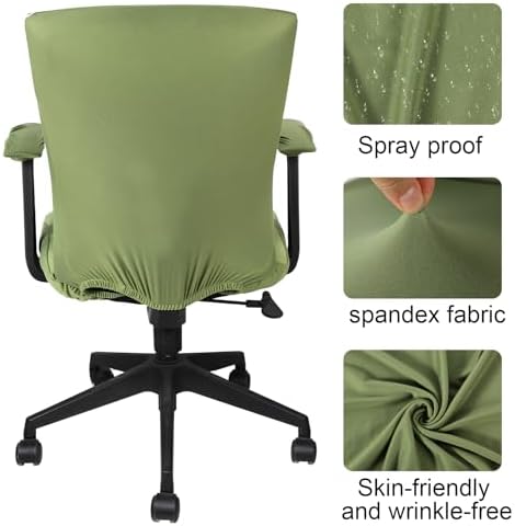 Tallew 4 Pcs Office Chair Covers Set