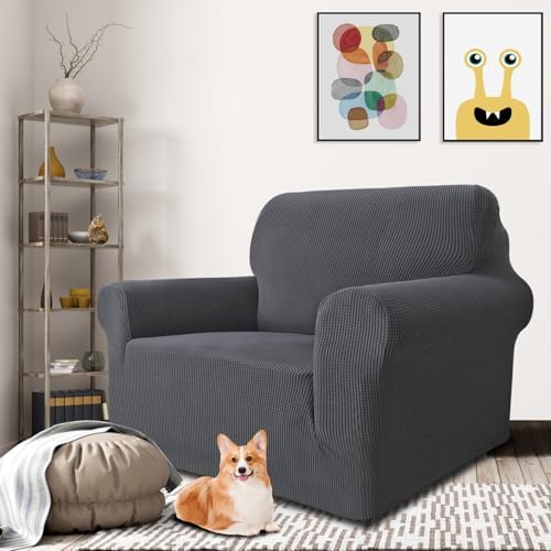 MAXIJIN Stretch Chair Cover with Arms for Living Room