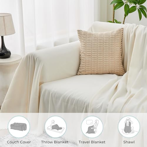 Sectional Couch Covers for Dogs 2 Pieces Chenille Sofa Slipcovers L Shaped