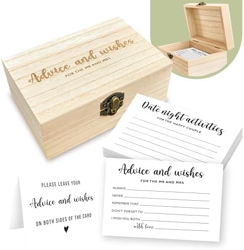 Wedding Advice Cards And Box For Mr And Mrs