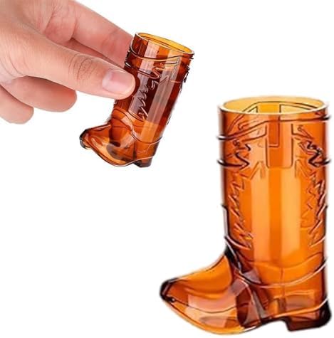2025 12 Pcs Western Cowboy Boot Shot Glasses