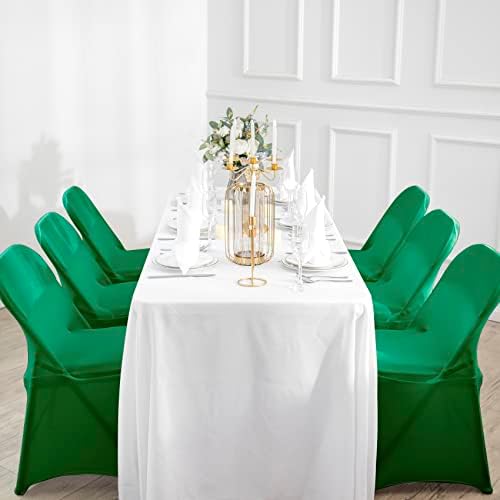 12 Pack Emerald Spandex Folding Chair Cover for Events