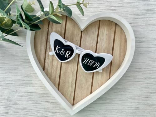 Personalized Sunglasses Stickers with Custom Initials and Date