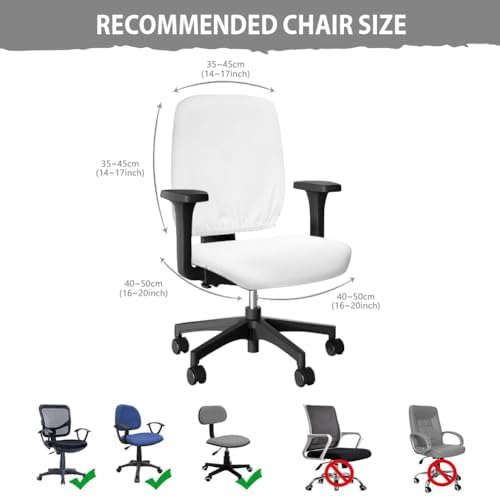 Lotusorchid Christmas Snowman Computer Chair Slipcovers
