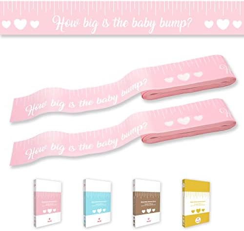 Party Hearty Funny Baby Shower Games 2 Rolls Tummy Measure Tape