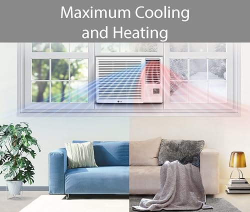 LG 18000 BTU Window AC with Heat and Remote