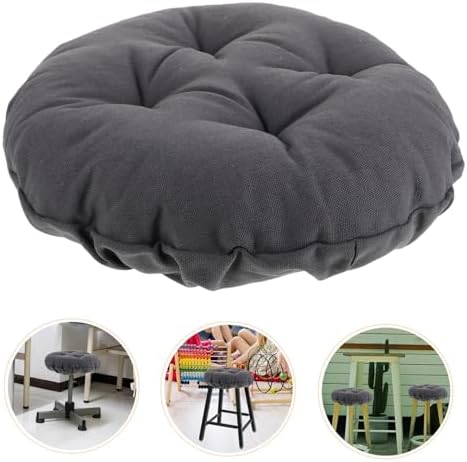 Cabilock Round Barstool Cushion Padded Seat Protector with Elastic Band