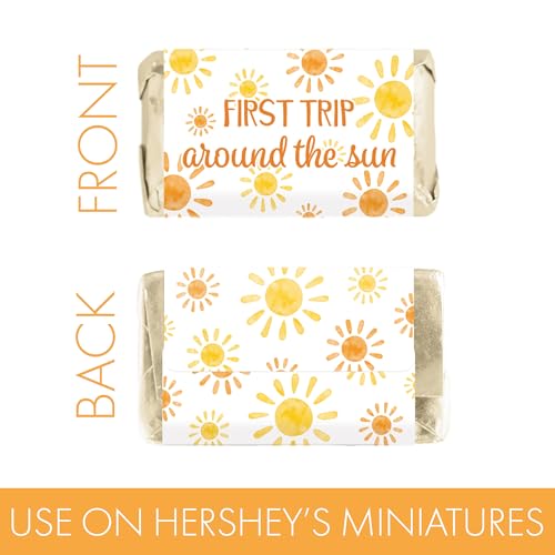 First Trip Around the Sun Birthday Candy Wrappers 42 Count 1