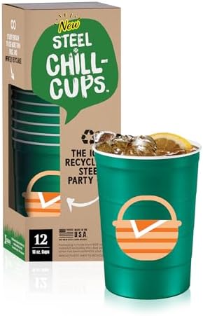 16 oz Steel Chill Cups for Cold Drinks