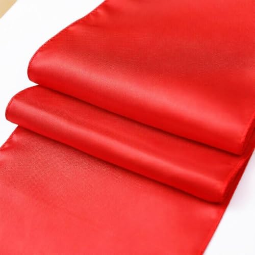 50 Piece Satin Red Chair Bows for Weddings and Events
