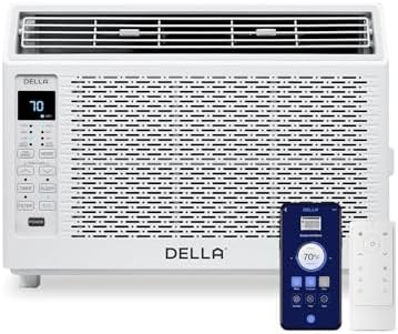 DELLA 5000 BTU Smart Window AC with Alexa WIFI and Eco Mode
