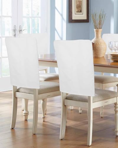 4pcs Dining Chair Back Covers Removable and Washable