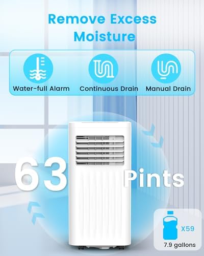 Joy Pebble 10000 BTU Portable AC Unit White