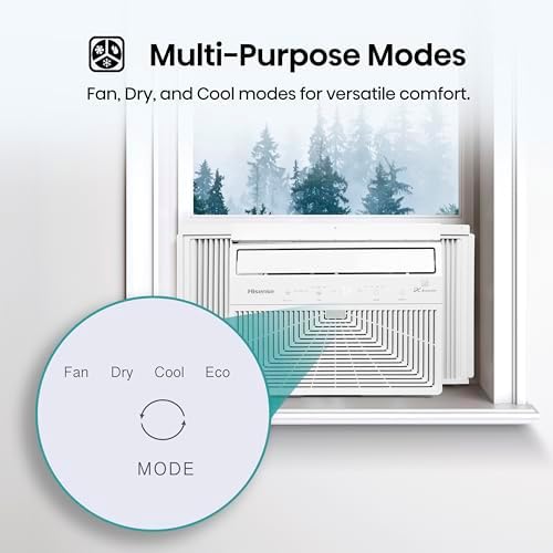 Hisense Window Air Conditioner 6000 BTU White