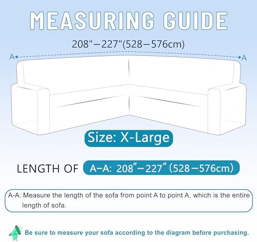Thick Jacquard L Shape Sofa Slipcover for Sectional Couch