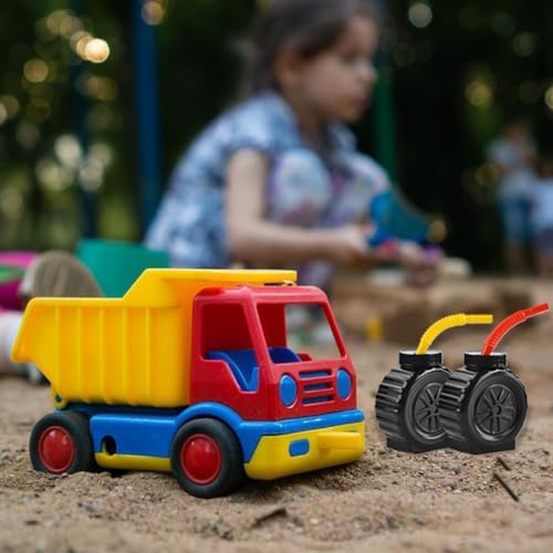 Alink 12PCS Monster Truck Cups with Straws