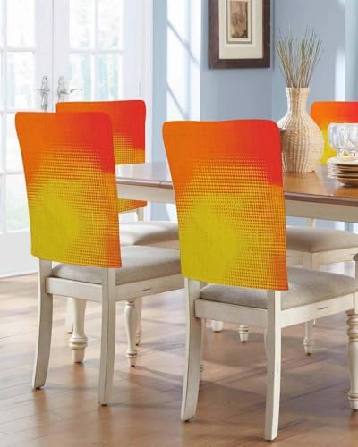 CAPSCEOLL Chair Back Covers Set of 4 for Dining Chairs