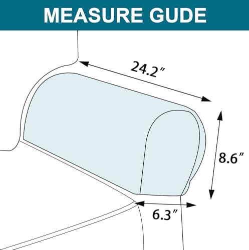 Turquoize Stretch Armrest Covers for Chairs and Sofas