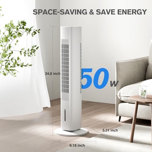 Flowbreeze 35 Inch Windowless Portable Air Conditioner with Remote Control