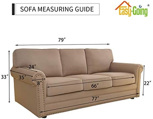 Easy-Going Fleece Stretch Sofa Slipcover with Non-Slip Foam
