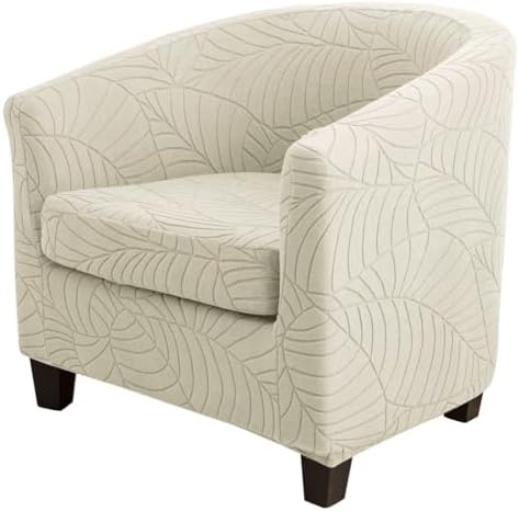 Lussenwert 2-Piece Tub Chair Slipcover Set - Beige