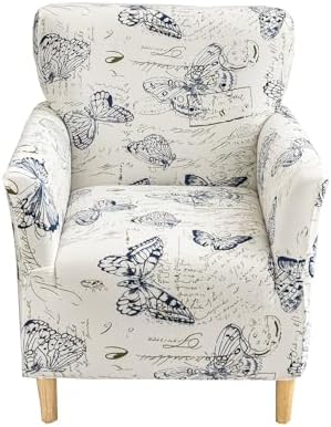 CRFATOP Stretch Armchair Slipcover with Printed Design