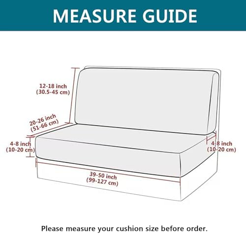 KRFOONN RV Dinette Cushion Covers Set
