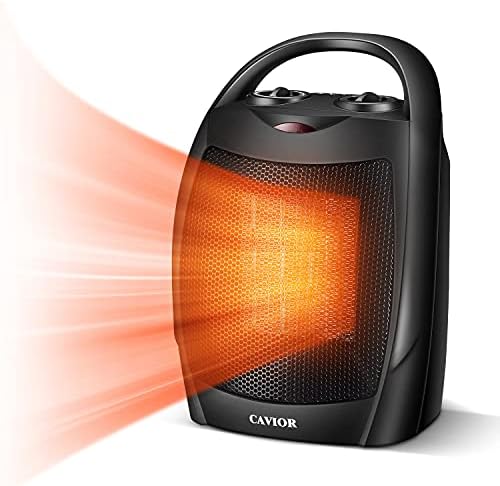 CAVIOR Portable Electric Space Heater with Adjustable Thermostat