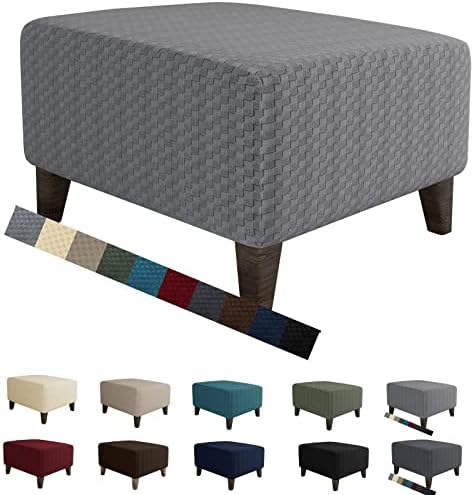 MAXIJIN Thick Stretchy Ottoman Cover Slipcover