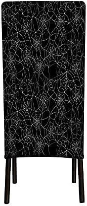 Wondertify Spider Web Chair Covers for Gothic Halloween Decor