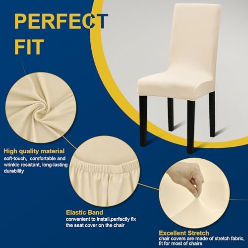 Fafua Dining Chair Covers - Stretch Set of 4