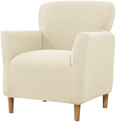 MIFXIN Armchair Slipcover Soft Stretch Jacquard Cover With Arms 1
