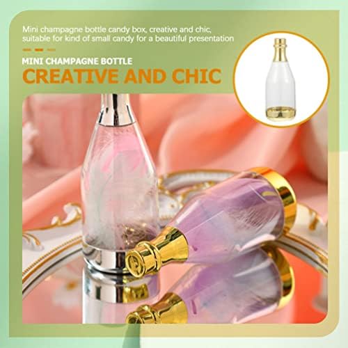 Gadpiparty 24pcs Clear Candy Bottle Mini Favor Container