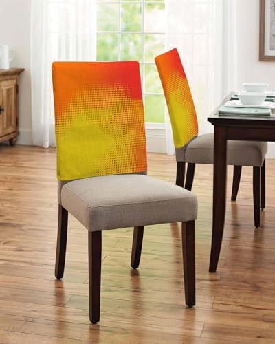 CAPSCEOLL Chair Back Covers Set of 4 for Dining Chairs