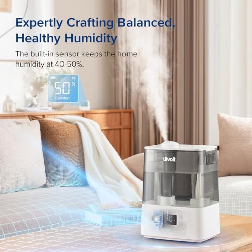 LEVOIT Humidifier and Air Purifier with Smart WiFi and PM25 Monitor