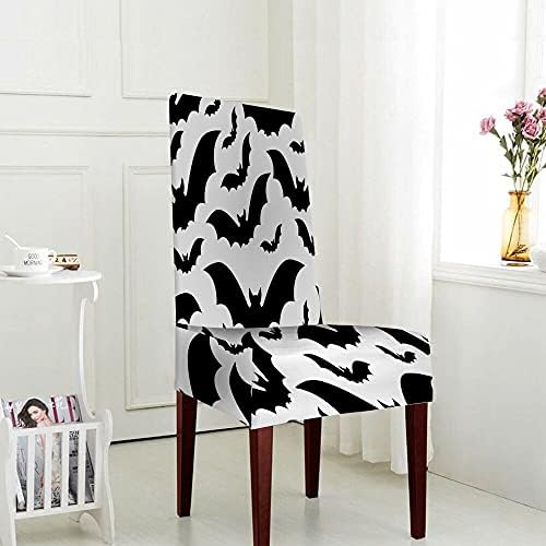 WONDERTIFY Bats Chair Covers for Halloween Decor 1