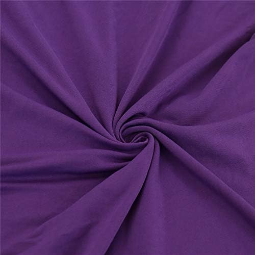 Chickwin Deep Purple Dining Chair Covers 6 Pack 1