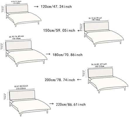 EFELIM Stretch Headboard Cover for Queen Cal King Bed