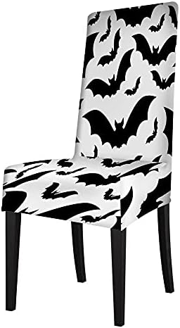 WONDERTIFY Bats Chair Covers for Halloween Decor 1