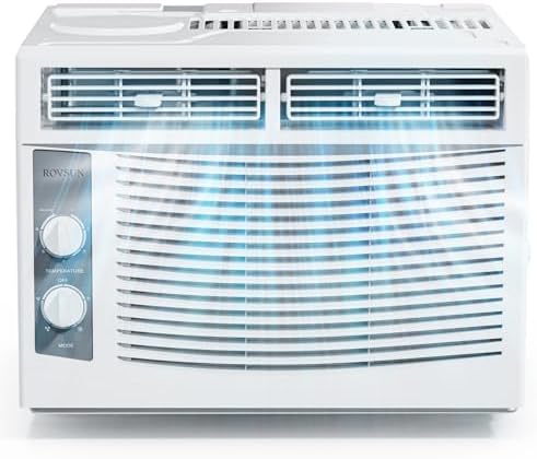 ROVSUN 5000 BTU Window Air Conditioner White Easy Install
