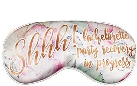 Rose Gold Bridal Party Favor Sleep Mask Set of 3 1