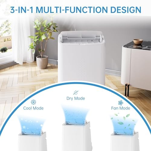 14000 BTU Portable AC Unit with Fan and Dehumidifier 1