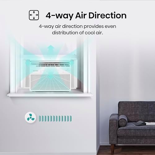 Hisense Window Air Conditioner 6000 BTU White