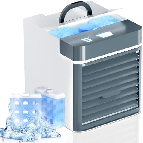Portable Air Conditioner Fan with Anti-Leakage Ice Cooling 3 Speeds