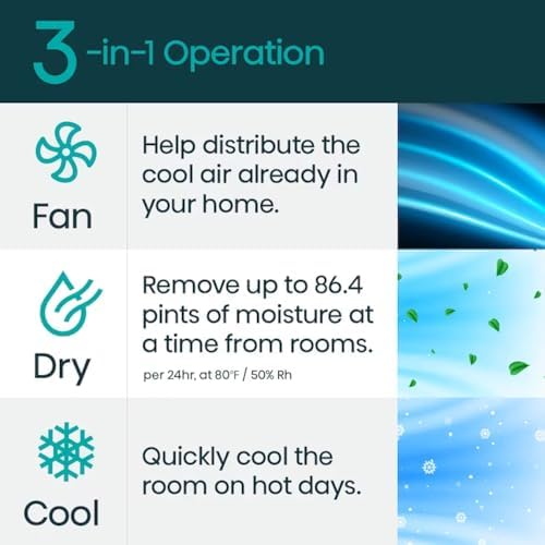 Hisense 3-in-1 Portable AC Wi-Fi Enabled 10000 BTU