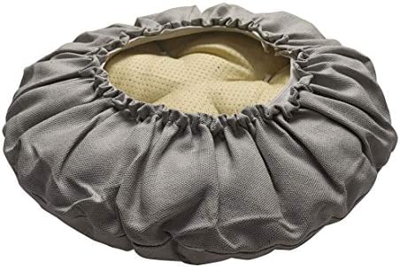 Levoberg Round Bar Stool Cushion 157inch Light Gray 1