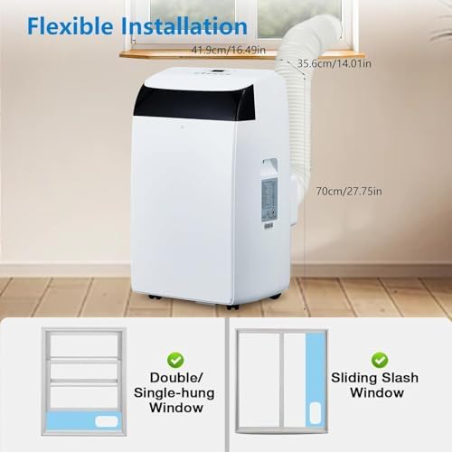 14000 BTU Portable Air Conditioner for Large Room