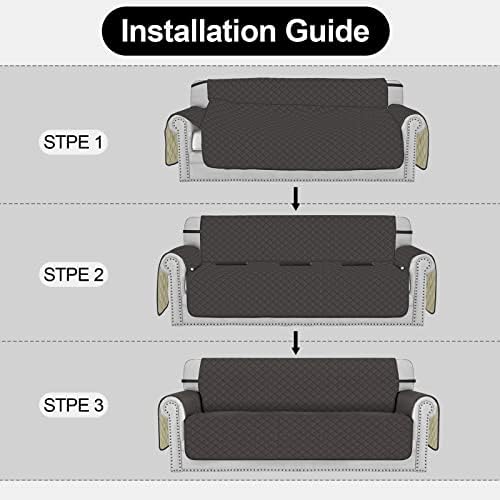 Deeky 3 Cushion Sofa Cover Reversible Water Resistant